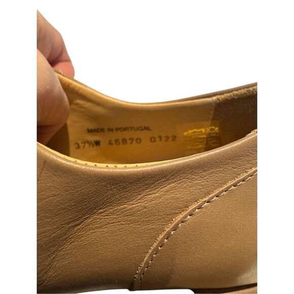 The Office of Angela Scott Mr Evans wingtip size 37.5W new with storage bag neut - Picture 7 of 8